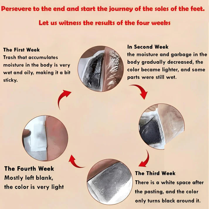 Natural Detox Foot Patches (Pack of 10) BUY 1 GET 1