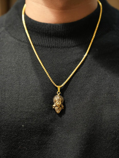 Lord Hanuman Pendant with Chain